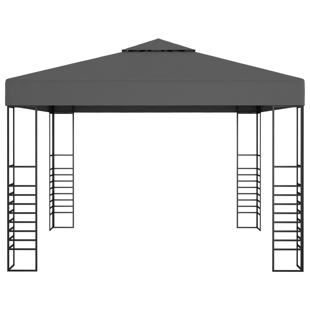 Tuinpaviljoen 3x3 m antraciet