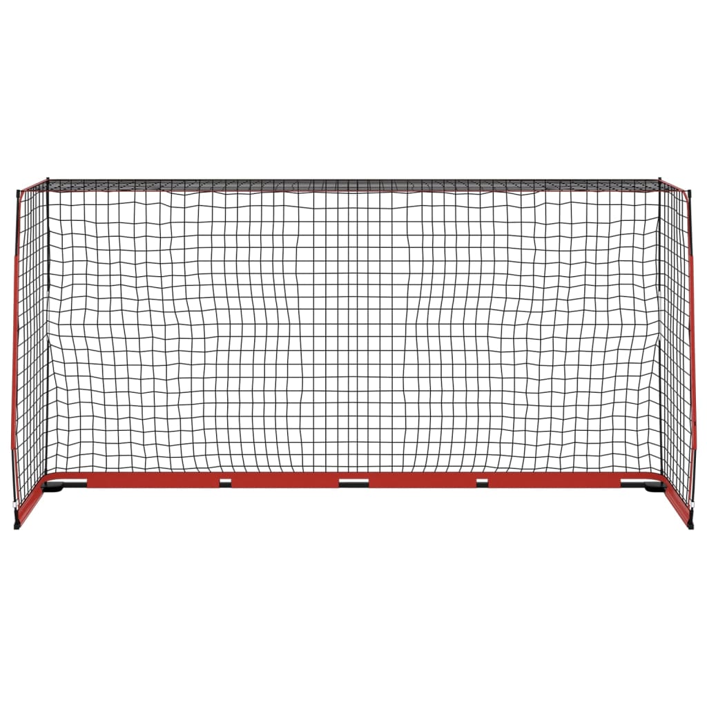 Voetbaldoel 366,5x91x183 cm staal