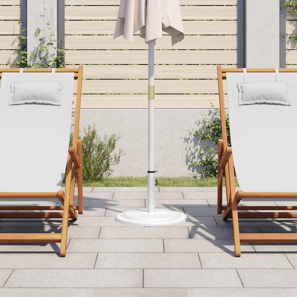 Parasolvoet 45x45x30 cm gietijzer wit