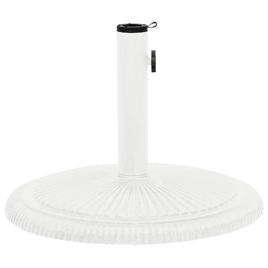 Parasolvoet 45x45x30 cm gietijzer wit