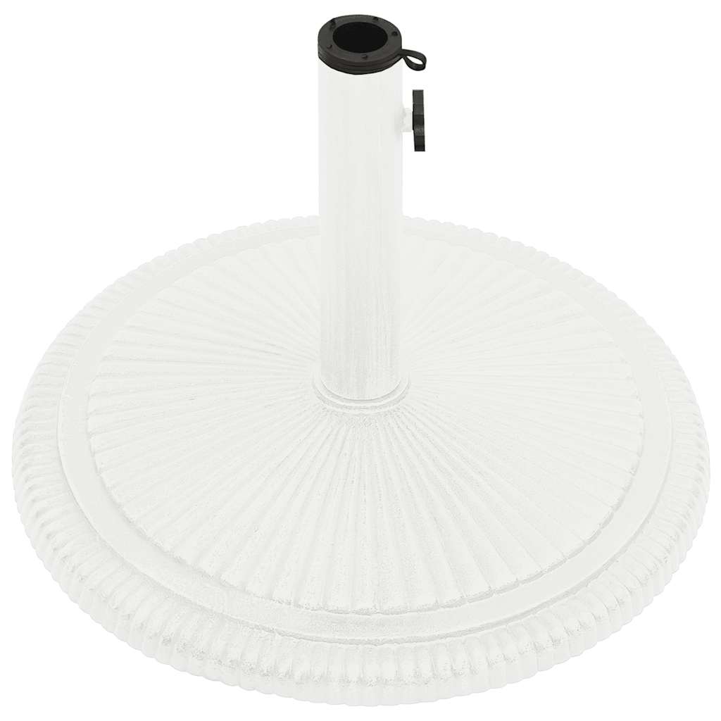 Parasolvoet 45x45x30 cm gietijzer wit